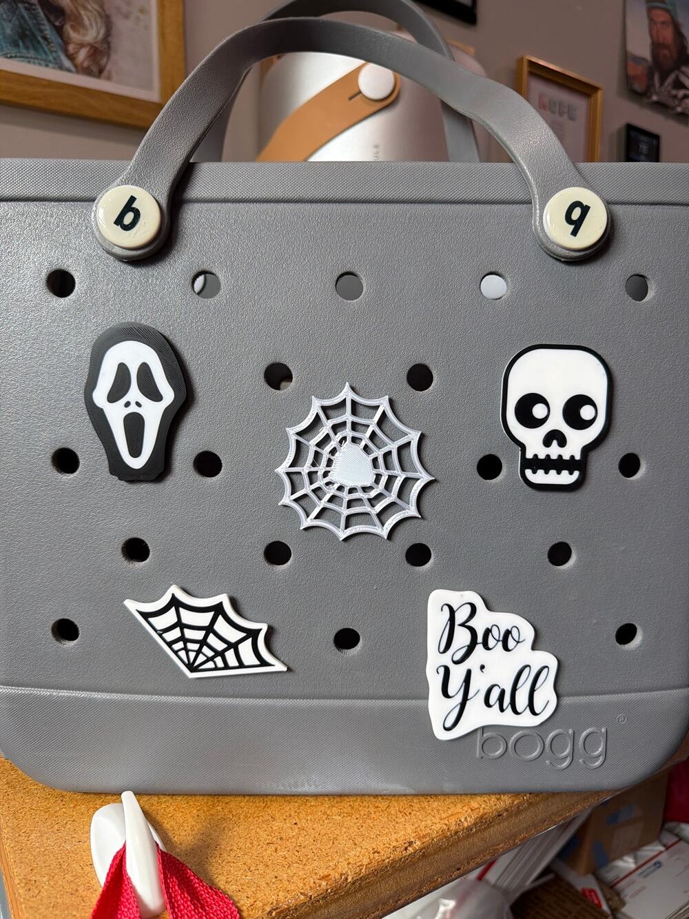 Lot of 5 Slightly Imperfect Halloween Bogg Bag Charms